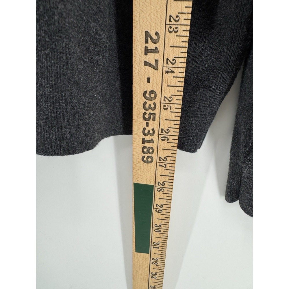 Marine Layer Morrison Crewneck Sweater Mens Size XL Charcoal Gray Stripe‎ Knit - Picture 4 of 7